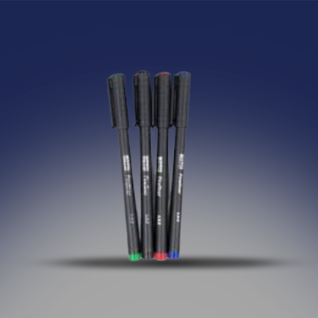 صوره المنتج باكيت اقلام روتو ريشة 4 لون